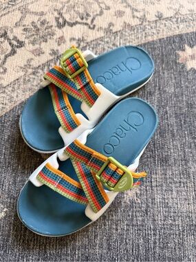 Chaco Kids (1) Multicolor Slides